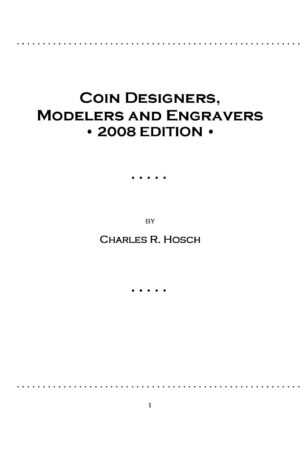 Coin Designers, Modelers and Engravers
